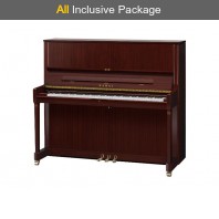 Kawai K-500 Sapele Mahogany Polished Upright Piano All Inclusive Package